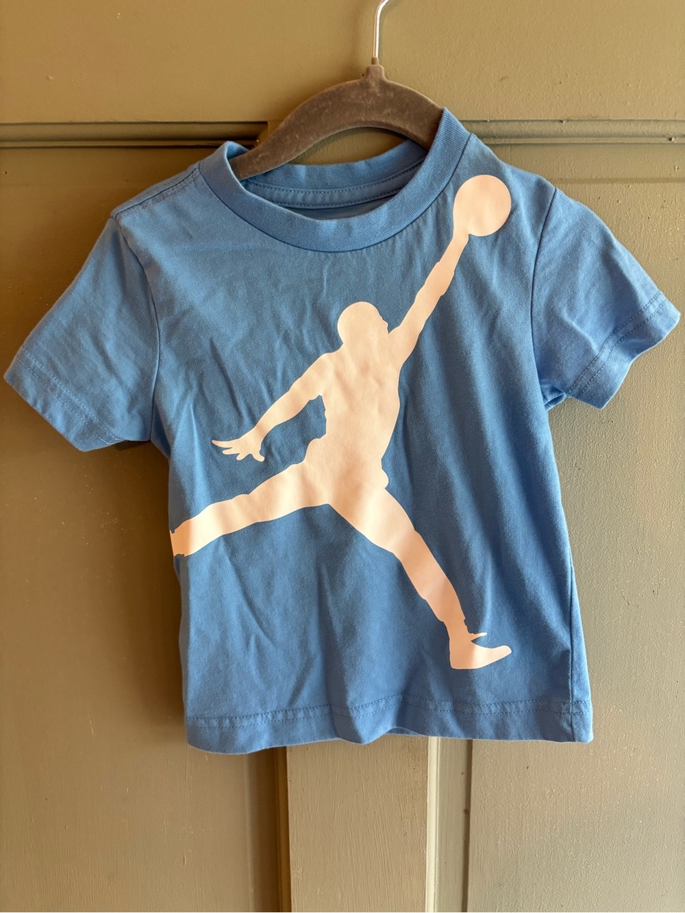 Jordan Light Blue Tee with White Jumpman Graphic toddler boy